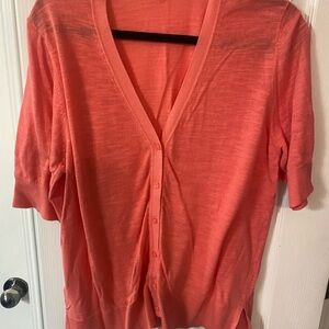 LOFT Coral Cardigan Sweater